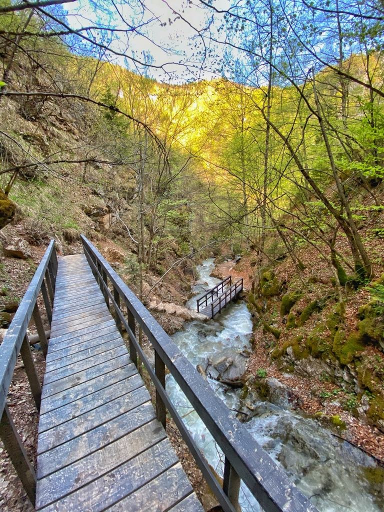 Hiking route on Rugova itinerary